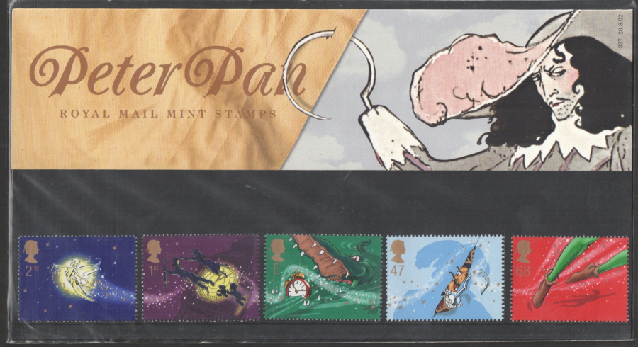 (image for) 2002 Peter Pan Royal Mail Presentation Pack 337 - Click Image to Close